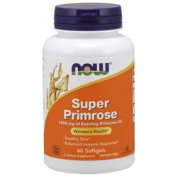 Now Foods, Super Primrose, олія примули вечірньої, 1300 мг, 60 капсул 