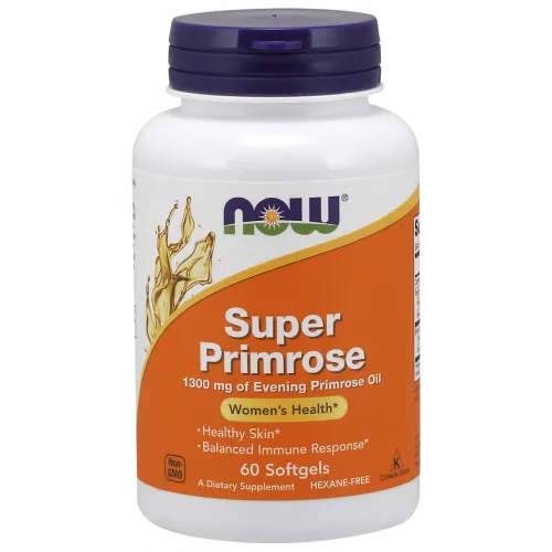 Now Foods, Super Primrose, олія примули вечірньої, 1300 мг, 60 капсул 