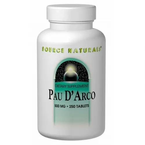 По д'арко, Source Naturals, 500 мг, 250 таблеток, 