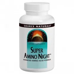 Удосконалена аміно формула, Super Amino Night, Source Naturals, 60 капсул