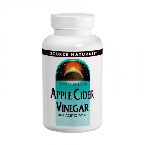 Яблучний оцет, Source Naturals, 500 мг, 180 таблеток 