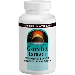 Зеленый чай экстракт (Green Tea Extract), Source Naturals, 60 таб.,