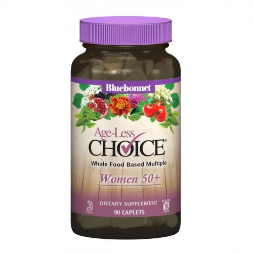 Женские мультивитамины 50 +, Ageless Choice, Bluebonnet Nutrition, 90 капсул