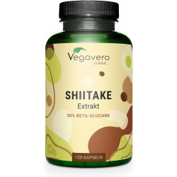 Грибы шиитаке (SHIITAKE) 750 мг Vegavero® - 120 капсул