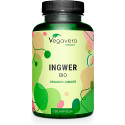 Органический имбирь 650 мг Vegavero® – 120 капсул