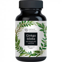 Гінкго білоба - 5000 мг Natural Elements - 180 капсул