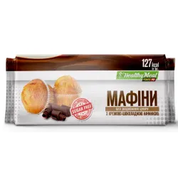 Power Pro, Маффины, с кремово-шоколадной начинкой, без добавления сахара, 70 г