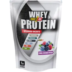 Power Pro, Whey Protein, 1 кг, лісова ягідні 