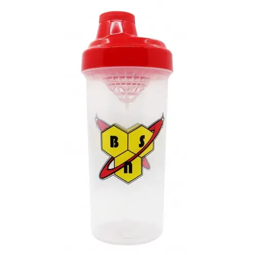 BSN, Shaker bottle 750 ml BSN clear/red