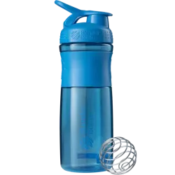 BlenderBottle, Шейкер SportMixer з кулькою, Cyan, 820 мл 