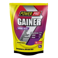 Power Pro, Gainer  (Гейнер), банан, 1000 г