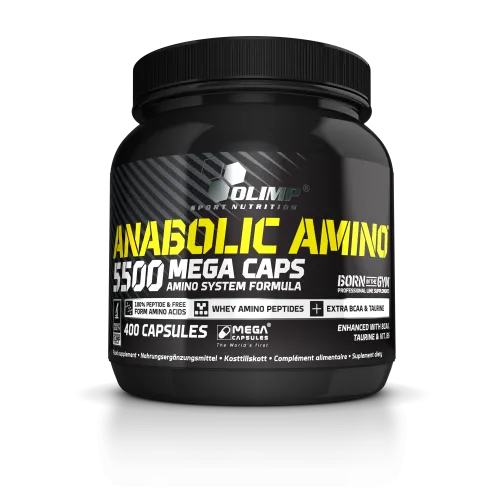 Olimp Nutrition, Anabolic amino 5500 mega, 400 капсул