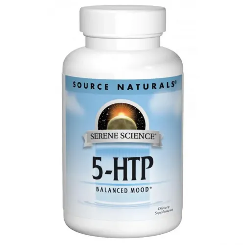 5-HTP (гідроксітріптофана), Serene Science, Source Naturals, 50 мг, 30 желатинових капсул