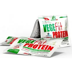 Amix, GreenDay Vege-Fiit Protein, подвійний шоколад, 30 г - 1/20 