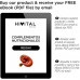 Гриби Рейші 10000 мг Hivital Foods - 180 капсул