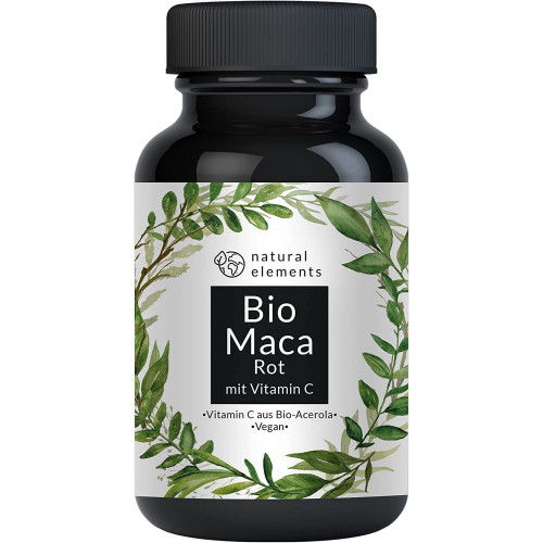Органическая мака красная – 3000 мг Natural Elements – 180 капсул