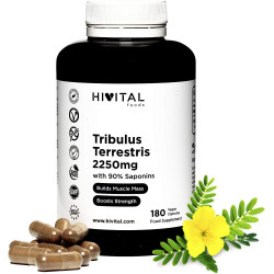 Трібулус террестріс (Tribulus Terrestris) 2250 мг Hivital Foods - 180 капсул