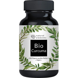 Органическая куркума – 4542 мг Natural Elements – 180 капсул