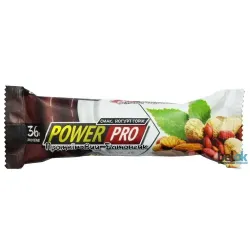 Power Pro, Батончик 36%, 60 г (20шт/уп) - орех Nutella чернослив и волошский орех