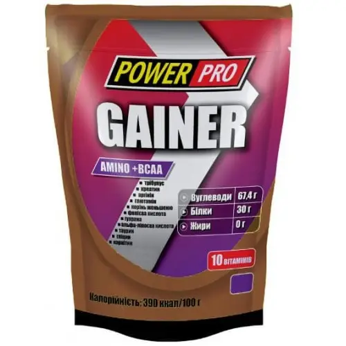 Power Pro, Gainer (Гейнер), ваниль, 1000 г