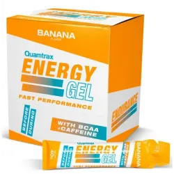 Quamtrax, Energy Gel, банан, - 18х40 г