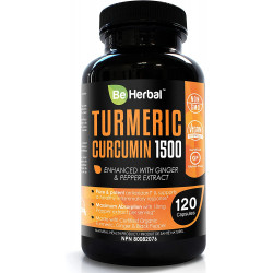 Куркумин 1500 мг BE HERBAL - 120 капсул