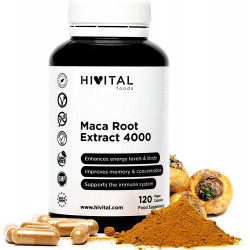 Мака 4000 мг Hivital Foods – 120 капсул