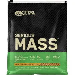 Optimum Nutrition, Serious Mass, шоколад арахіс, 5443 г