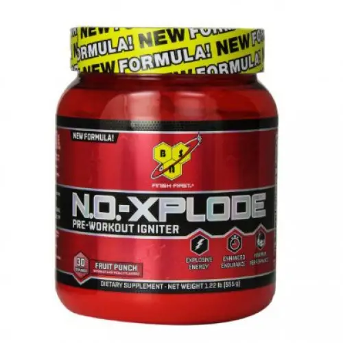 BSN, N.O.-Xplode 3.0 Pre-Workout, фруктовий пунш, 30 порцій, 555 г 