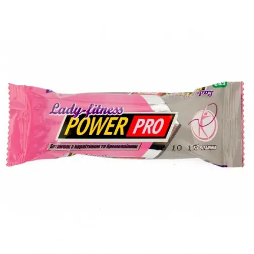 Power Pro, Батончик Фитнес 60 г (20шт/уп) - банан