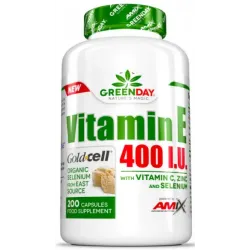 Amix, GreenDay LIFE+, Вітамін E400 МО, 200 капсул 