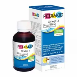 Oмега-3, сироп для дітей, (Omega 3), Pediakid, 125 мл