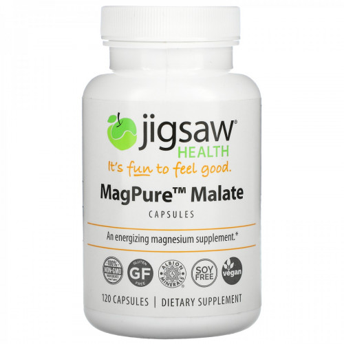 Магній Гліцинат (MagPure Glycinate) Jigsaw Health 120 капсул