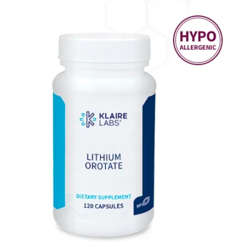 Лития оротат (Llithium orotate) Klaire Labs 120 капсул