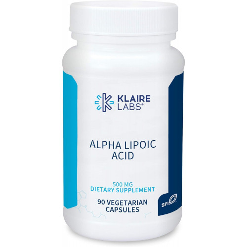 Alpha-Lipoic Acid 500мг Klaire Labs 90 капсул