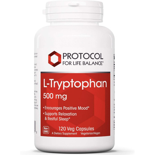 L-триптофан (L-Tryptophan) 500мг Protocol For Life 120 капсул