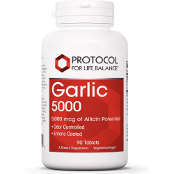 Часникова добавка (Garlic ) 5000 мкг Protocol 90 пігулок