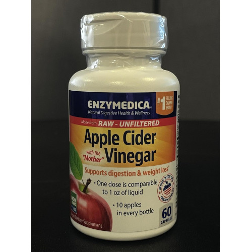 Apple Cider Vinegar Enzymedica 60капсул